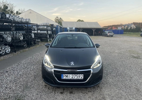 Peugeot 208 cena 25500 przebieg: 146150, rok produkcji 2015 z Międzychód małe 92